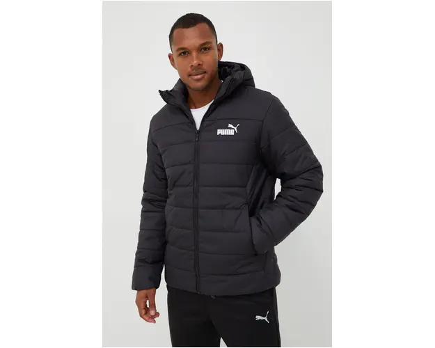 Puma geaca barbati, culoarea negru, de tranzitie