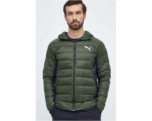 Puma geaca de puf barbati, culoarea verde