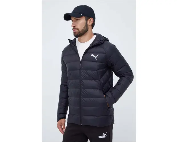 Puma geaca de puf barbati, culoarea negru