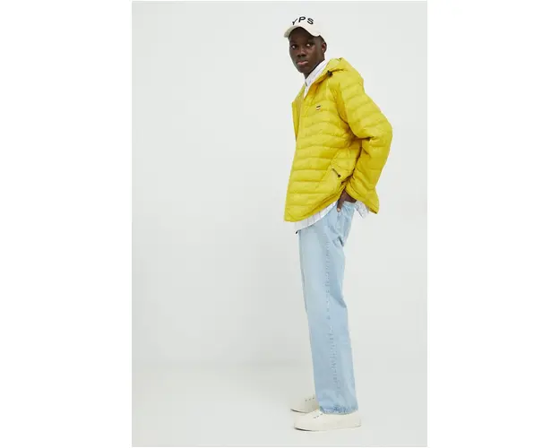 Levi's geaca barbati, culoarea galben, de tranzitie