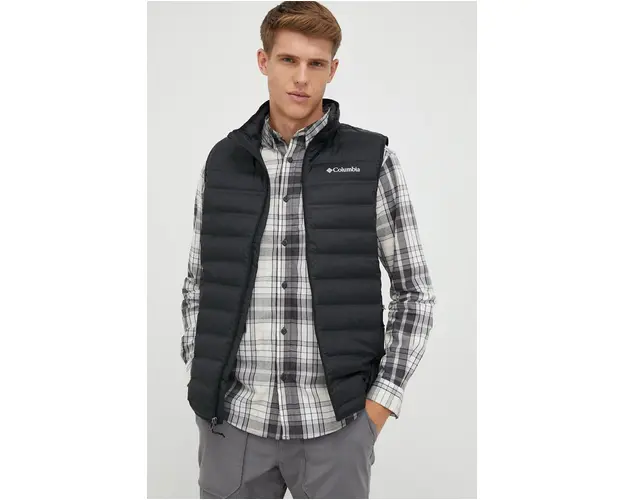 Columbia vesta sport cu puf Lake 22 culoarea negru, de tranzitie