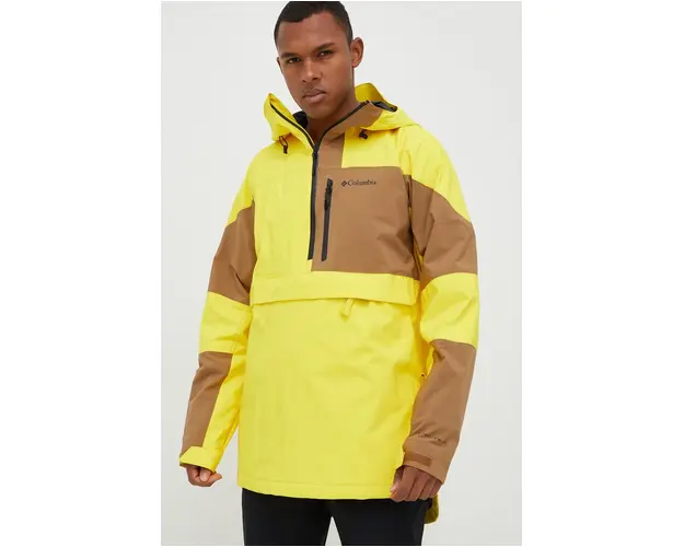 Columbia geaca Powder Canyon barbati, culoarea galben
