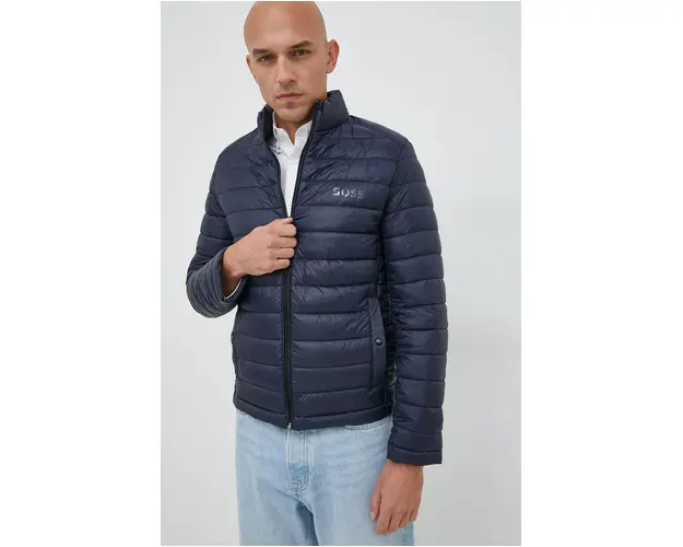 BOSS geaca barbati, culoarea bleumarin, de tranzitie 50481548