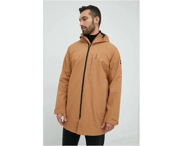 Protest geaca outdoor Prtthoreau culoarea negru, de tranzitie