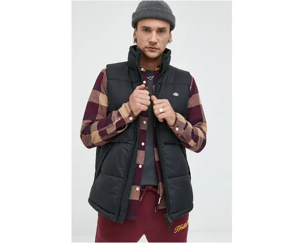 Dickies vesta barbati, culoarea negru, de tranzitie