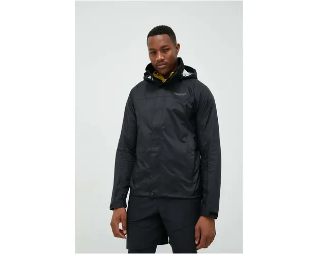 Marmot geaca de ploaie PreCip Eco barbati, culoarea negru