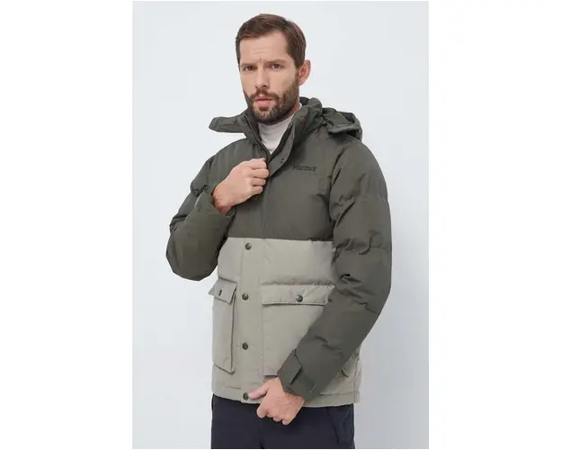 Marmot geaca de puf barbati, culoarea verde