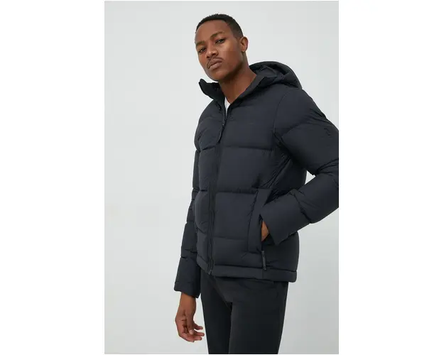 Peak Performance geaca de puf barbati, culoarea negru, de iarna
