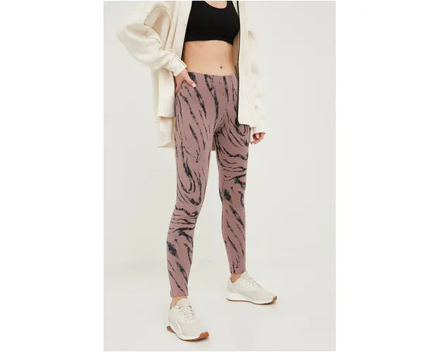 adidas colanti femei, culoarea violet, modelator