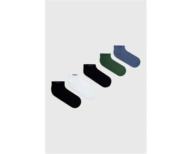 BOSS sosete 5-pack barbati, culoarea negru 50478205