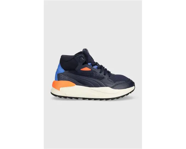 Puma sneakers pentru copii culoarea albastru marin