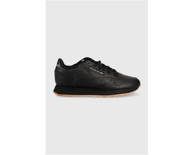 Reebok Classic tenisi din piele copii Cl Lthr culoarea negru