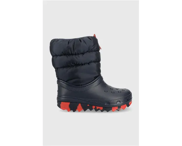 Crocs cizme de iarna copii culoarea albastru marin