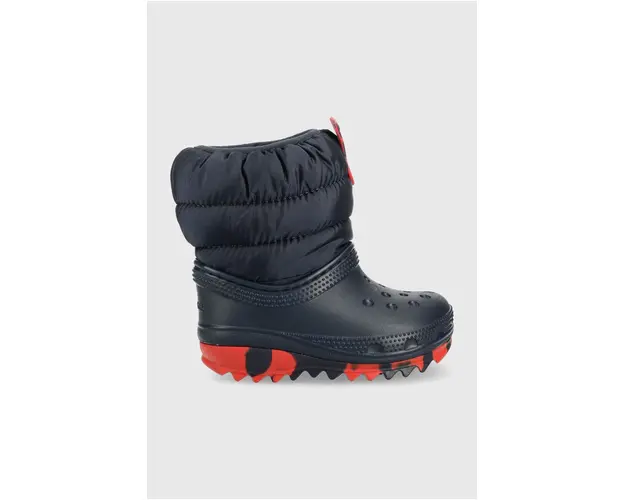 Crocs cizme de iarna copii culoarea albastru marin