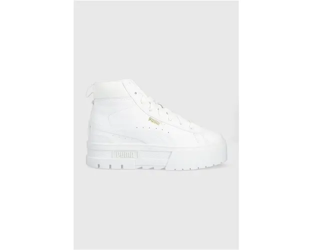 Puma sneakers Mayze Mid Wn s culoarea alb, 381170 381170-01