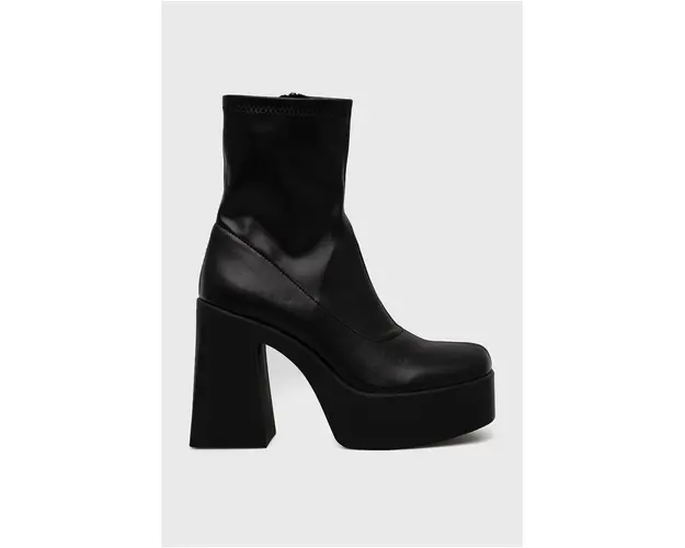 Aldo botine Grandstep femei, culoarea negru, cu platforma