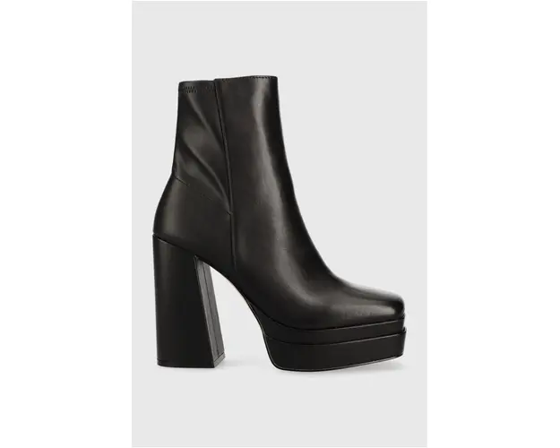 Aldo botine Mabel femei, culoarea negru, cu toc drept