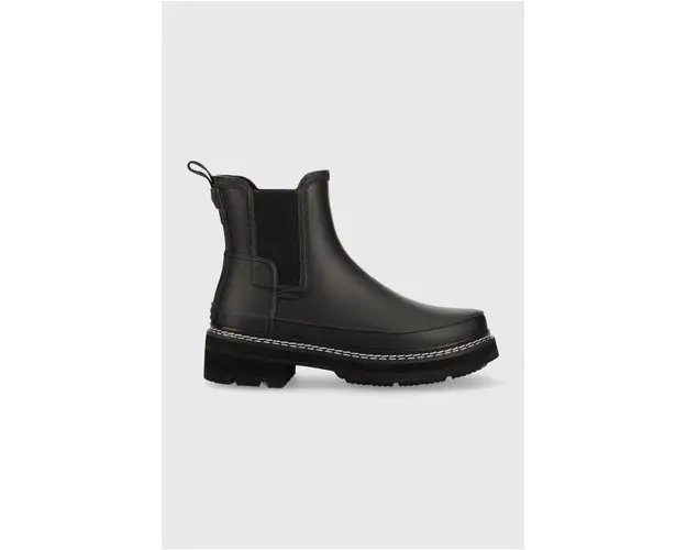 Hunter cizme Ref Stitch Detail Chelsea femei, culoarea negru