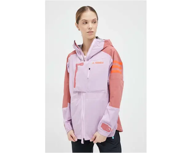adidas TERREX geaca outdoor Xploric culoarea roz