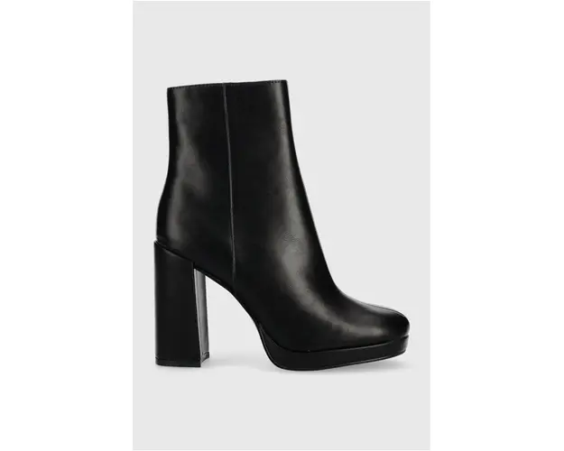 Steve Madden botine Main femei, culoarea negru, cu toc drept