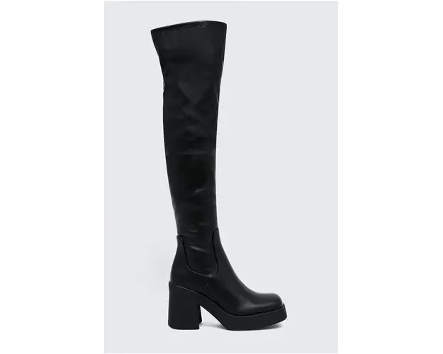 Steve Madden cizme Seasons femei, culoarea negru, cu platforma