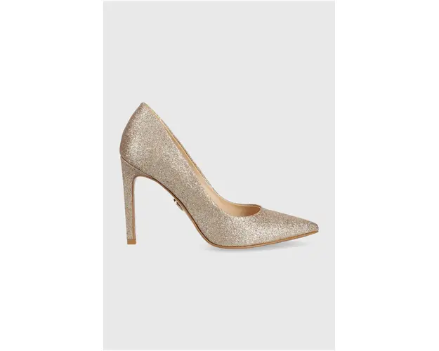 Baldowski pantofi cu toc culoarea auriu