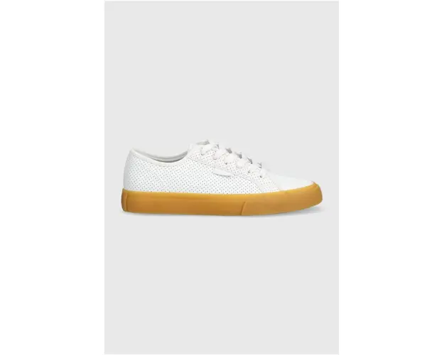 DC tenisi din piele intoarsa femei, culoarea alb