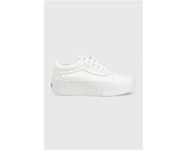 Vans tenisi old skool stackform femei, culoarea negru VN0A7Q5MW001-WHITE
