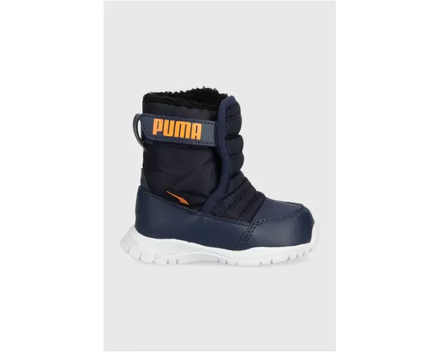 Puma cizme de iarna copii Nieve culoarea albastru marin