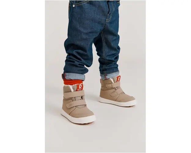 Reima cizme de iarna pentru copii culoarea bej