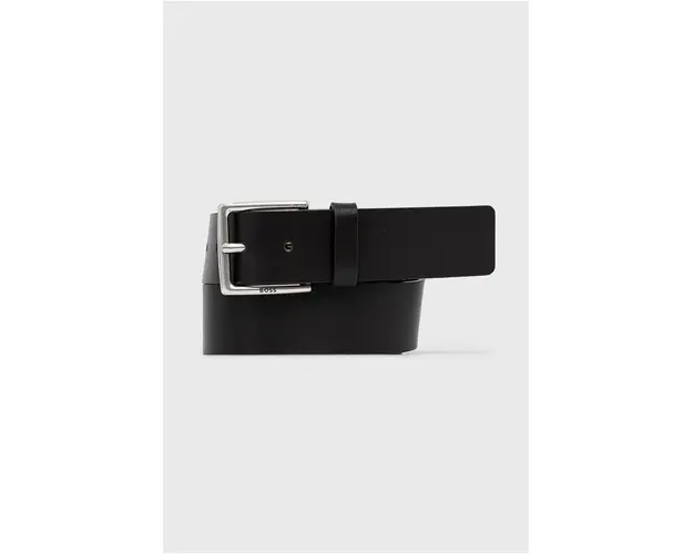 BOSS curea de piele barbati, culoarea maro 50475296