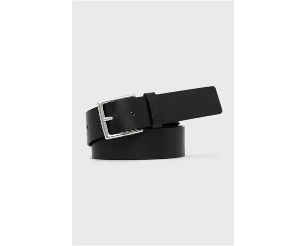 BOSS curea de piele barbati, culoarea negru 50475296