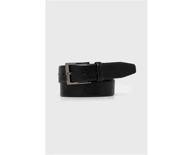 BOSS curea de piele barbati, culoarea negru 50479713