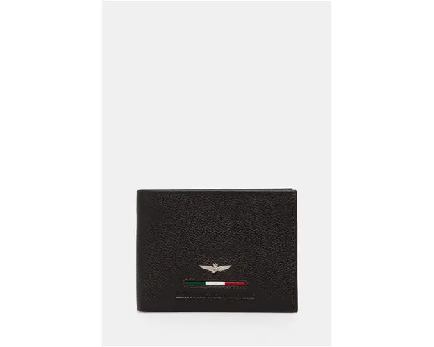 Aeronautica Militare portofel de piele barbati, culoarea maro