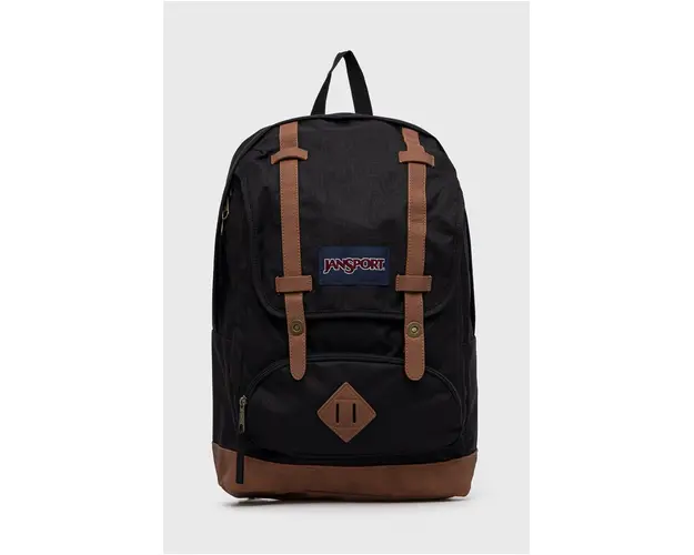 Jansport rucsac culoarea negru, mare, neted