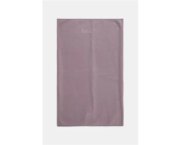 Jack Wolfskin fular impletit culoarea violet, neted