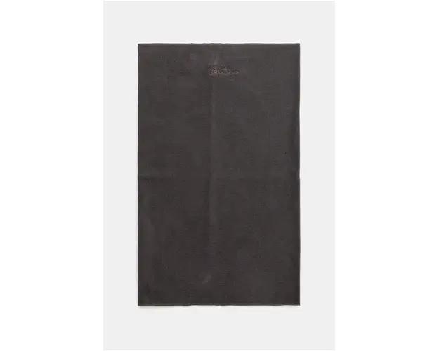 Jack Wolfskin fular impletit culoarea gri, neted