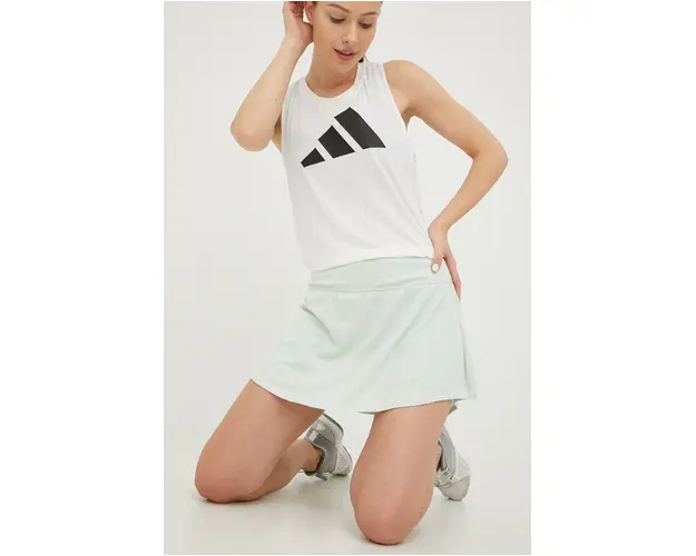 adidas Performance fusta culoarea verde, mini, evazati