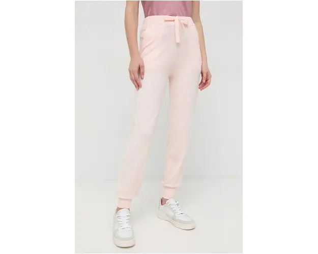 Max Mara Leisure pantaloni de trening femei, culoarea roz
