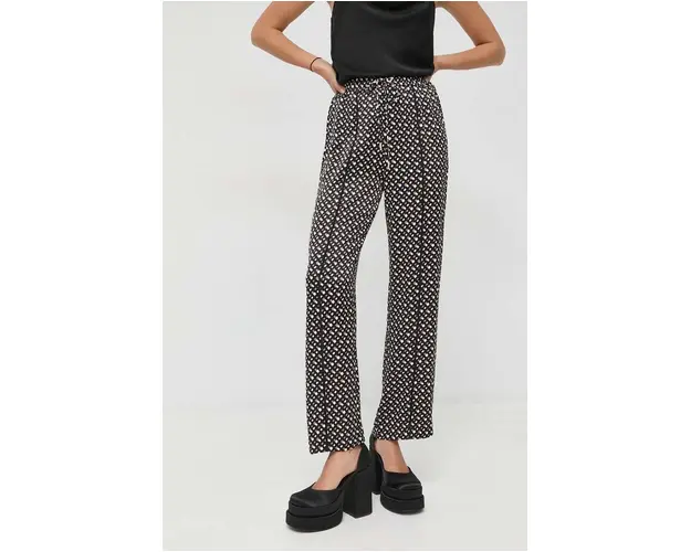 BOSS pantaloni femei, drept, high waist