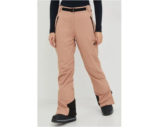 4F pantaloni de schi culoarea bej