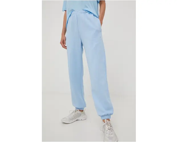 P.E Nation pantaloni de trening din bumbac femei, neted