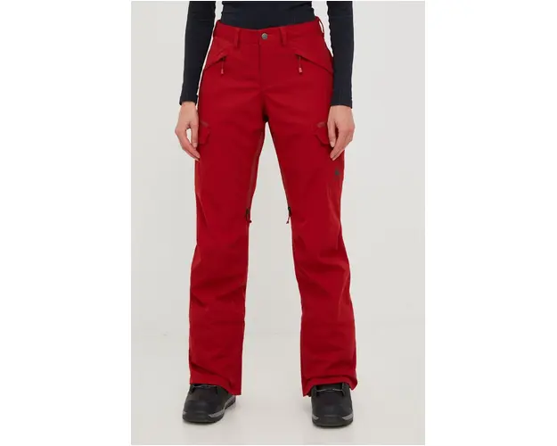 Burton pantaloni Gloria culoarea rosu