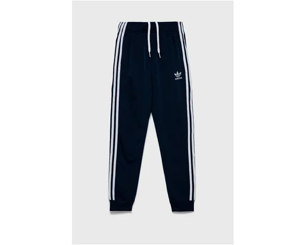 adidas Originals pantaloni de trening pentru copii culoarea albastru marin, cu imprimeu
