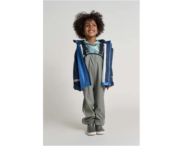 Reima pantaloni de ploaie pentru copii culoarea verde