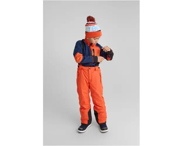 Reima pantaloni copii culoarea portocaliu