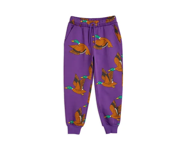 Mini Rodini pantaloni de trening pentru copii culoarea violet, modelator