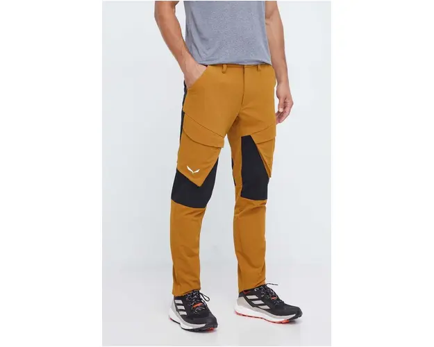 Salewa pantaloni de exterior Puez culoarea maro