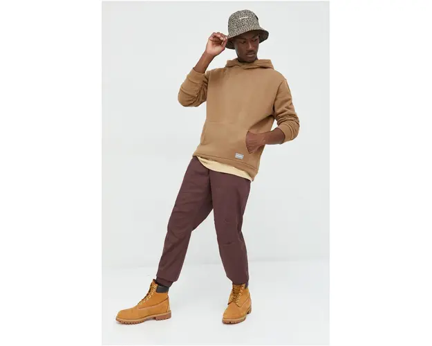 Abercrombie & Fitch pantaloni barbati, culoarea maro