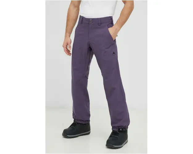 Burton pantaloni Melter Plus culoarea violet